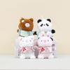 Adorable Chinese Style Panda Plush Keychain Cute Rabbit Stuffed Toy Bag Charm