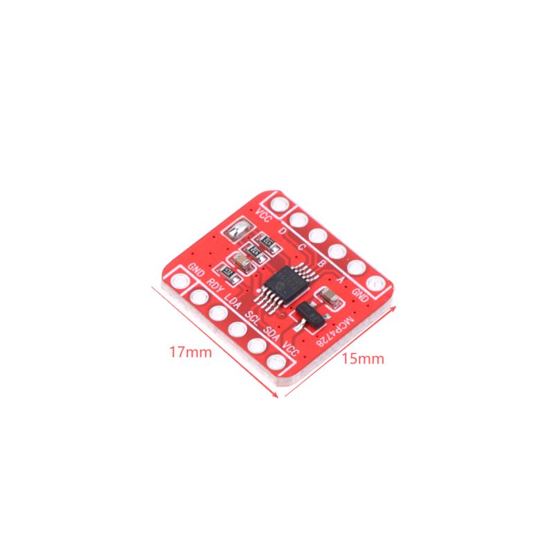 Mcp4728 12-Bit Dac Module 4-Channel Interface Programmable Voltage Reference With Eeprom Storage For Electronics Projects