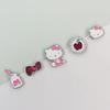 Горячие милые сандалии Miniso Sanrio Hello Kitty Series, аксессуары для обуви с отверстиями, аниме Cinnamoroll, сделай сам, украшения с высокой ценностью, подарок для друзей