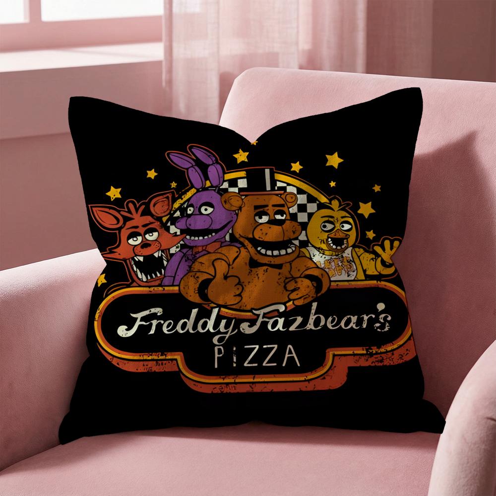 F-Five Nights at Freddy's ИГРОВАЯ Наволочка Мульти-Сценарная Наволочка для Дома и Автомобиля - Двусторонняя, Мягкая и Прочная для Ежедневного Использования