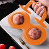 Burger Maker Press Burger Press Patty Maker 2-Cavity Design Non-Stick Removable Kitchen Gadget For Food Meat Sausage Bacon Steak
