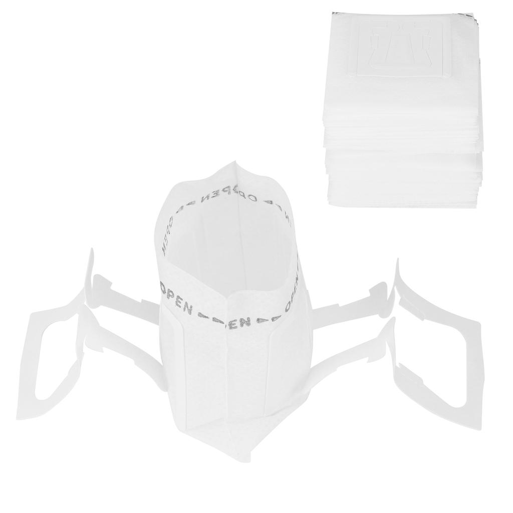 50 шт. одноразовый подвесной фильтр-мешок для кофе с капельницей, портативный фильтр-мешок для кофе, белый