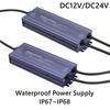 Трансформатор освещения Водонепроницаемый блок питания IP67 IP68 AC220V в DC 12V 24V Светодиодный драйвер 100 Вт 200 Вт 300 Вт 400 Вт 500 Вт Наружный адаптер