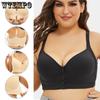 Large Size Bra for Women with Steel Rims Vest Style Large Cup Smooth Front Button Bra Sexy Bra