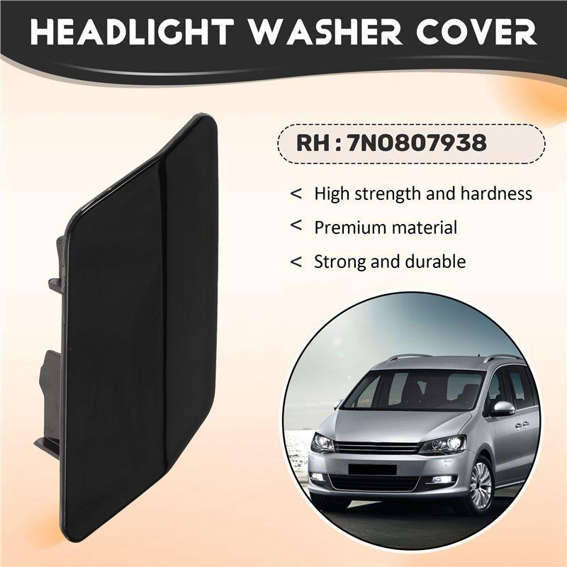 Накладка омывателя фар 7NO807938 7N0807937 Для VW Sharan 2011-2016 Автомобиль Левая сторона Передний бампер Крышка форсунки омывателя фар