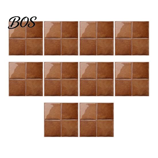 Moisture Proof Wall Coverings Square Checkered Tiles Stickers, Self Adhesive Retro PET Panels, Budget Friendly Refurbishment Easy Peel And Stick