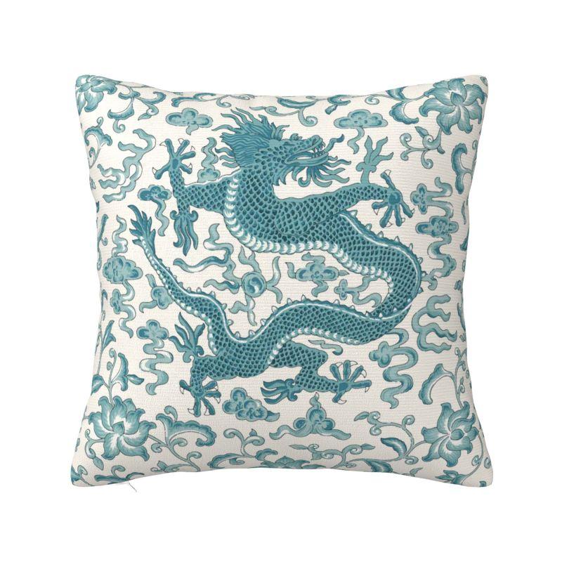 Роскошные шинуазри имбирные банки чехол для подушки в стиле Чиппендей для дивана мягкий винтажный дельфтский синий фарфоровый чехол для подушки украшение