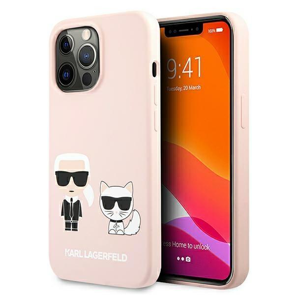 Etui do iPhone 13 Pro Karl Lagerfeld MagSafe Jasnoróżowe