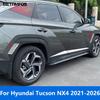 Для Hyundai Tucson NX4 -2025 2026 Углепластиковые накладки на колесные арки передние задние, накладки на пороги, аксессуары для стайлинга автомобиля