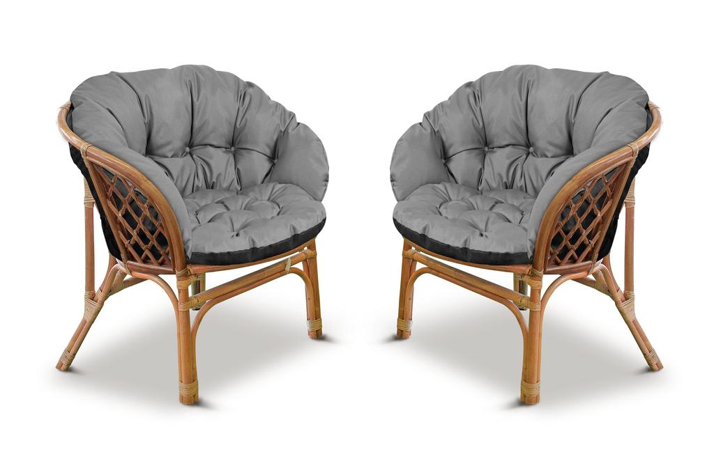 Садовый набор 2x122x40 см + 190x40 см для стула, дивана, качели, мебели из ротанга, водонепроницаемого серого цвета