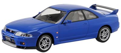 Aoshima Bunka Kyozai Масштаб 1/32 Rakupla Сборный набор №. 21-BE Nissan R33 Skyline GT-R Синий Предварительно Окрашенный Пластиковый Сборный Набор (Автомобиль)