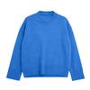 Women's Turtleneck Sweater Long Sleeve Chunky Knit Asymmetrical Hem Fashion And Winter Style