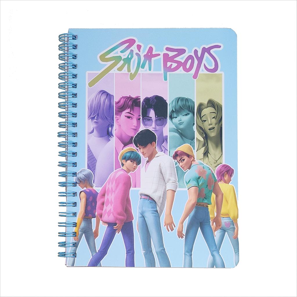 Kpop Coil Notebook Demon Hunter High Quality Paper SAJA BOYS Cartoon Fashion Student Stationery Office Supplies Fan Gifts