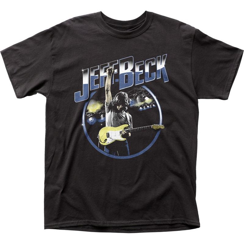 Jeff Beck On Stage Unisex T-shirt Music Classic Concert Rock Band Tee New Black