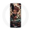 Чехол - Maniacase - Samsung Galaxy S11 - Клинок, рассекающий демонов Танджиро - Гибкий - Черный