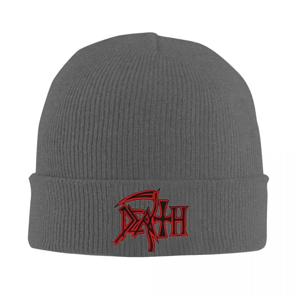 New Death Band Knitted Hat Womens Unisexs Beanie Winter Hats Metal Band Warm Cap
