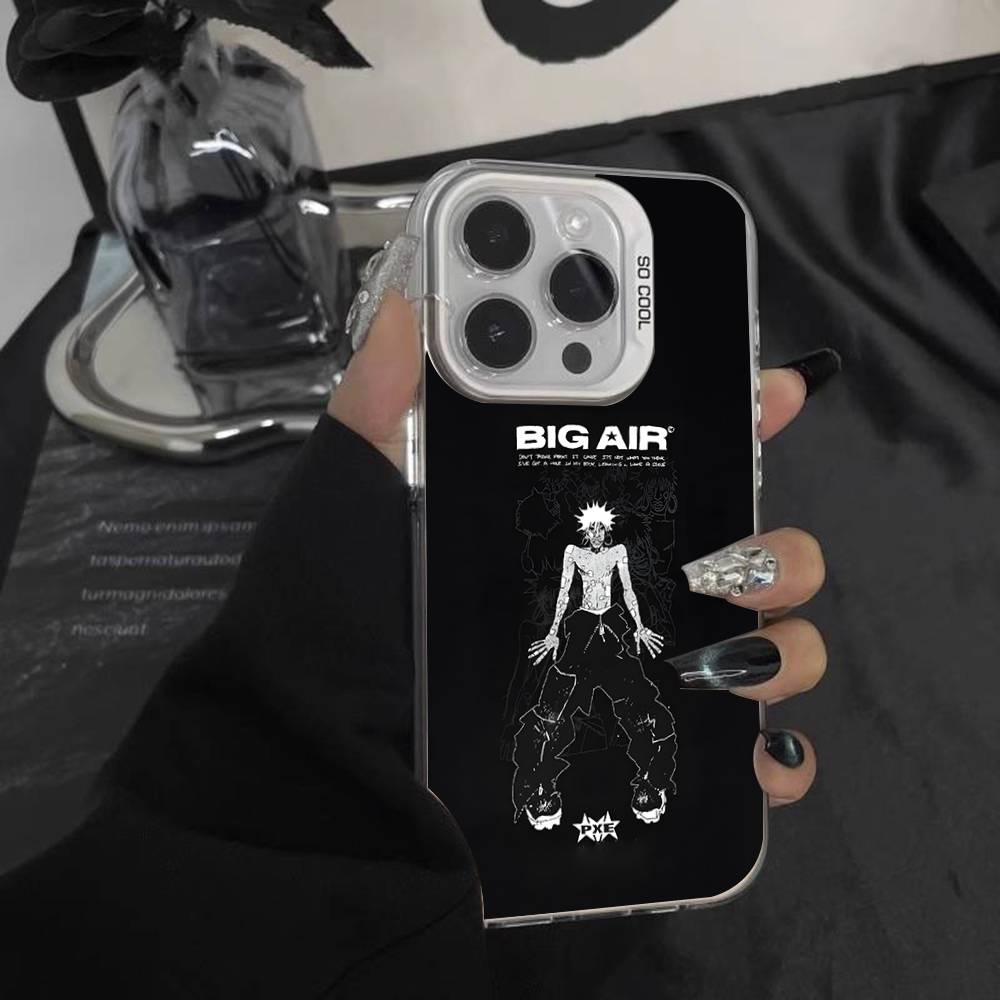 Чехол для телефона Drain G-Gang Ecco2k для iPhone 16,15,14,13,12,11,Pro,XS,Max,Plus,Mini,SE Белый Конфетный Матовый Ударопрочный Чехол