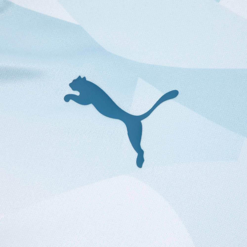 Puma Толстовка с длинными рукавами Manchester City Prematch, мужские топы, серебристо-серый, озерно-синий 774371-01