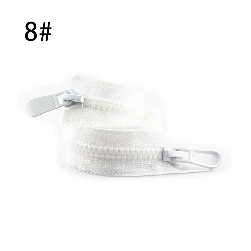 1 шт. пуховик, пальто длиной 70-100 см, длинная молния, двойные слайдеры, одинарный слайдер, открытый конец, 8 #15 #, смоляные молнии