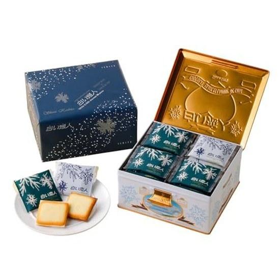ISHIYA Shiroi Koibito (White Black) 36-piece can