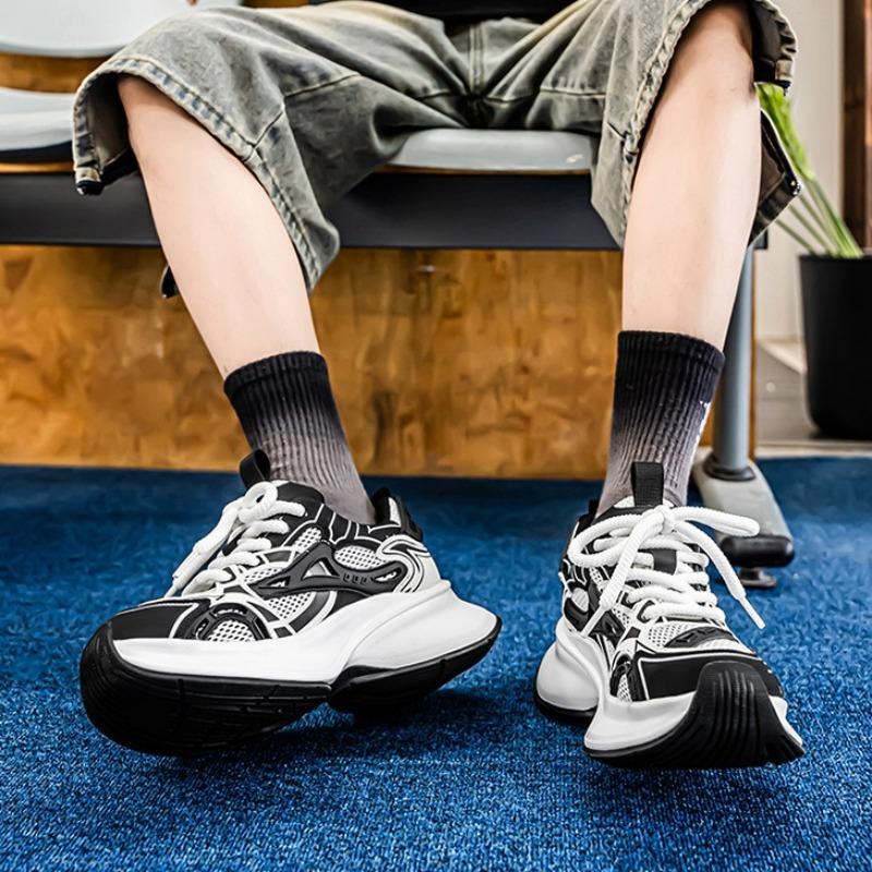 Модная мужская повседневная обувь Дышащая удобная сетчатая обувь для бега Мужская модная универсальная сверхлегкая амортизирующая обувь Zapatillas Hombre