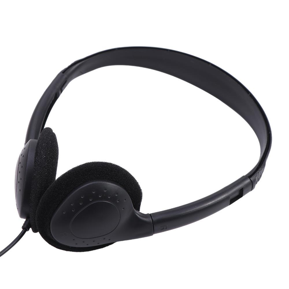 Wired Headworn Wired Headset Black Wired Headworn Earphones Cellular Wired Headset Students