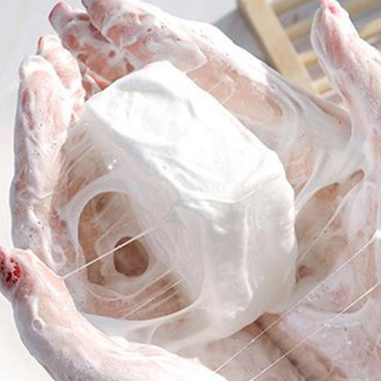 100 г мыло для ухода за лицом, натуральное многофункциональное мыло для удаления грязи с протеином шелка, восстановление кожи для девочек