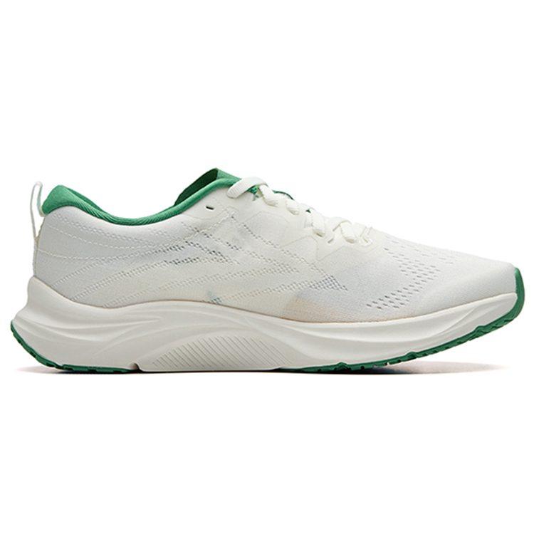 ANTA Asphalt Road Dominator 1.0 Running Shoes Women's Low Top Ivory White/Track Green 122225590R-3