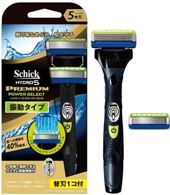 Schick Schick Hydro 5 Premium Power Select Holder 1 сменное лезвие 1 сменное лезвие в комплекте 3 уровня вибрации на выбор бритва