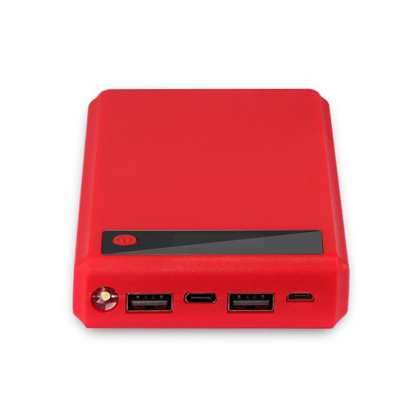 1 шт. Зарядное устройство для аккумуляторов 6×18650 Чехол для Power Bank DIY Коробка 2 USB-порта Без аккумулятора