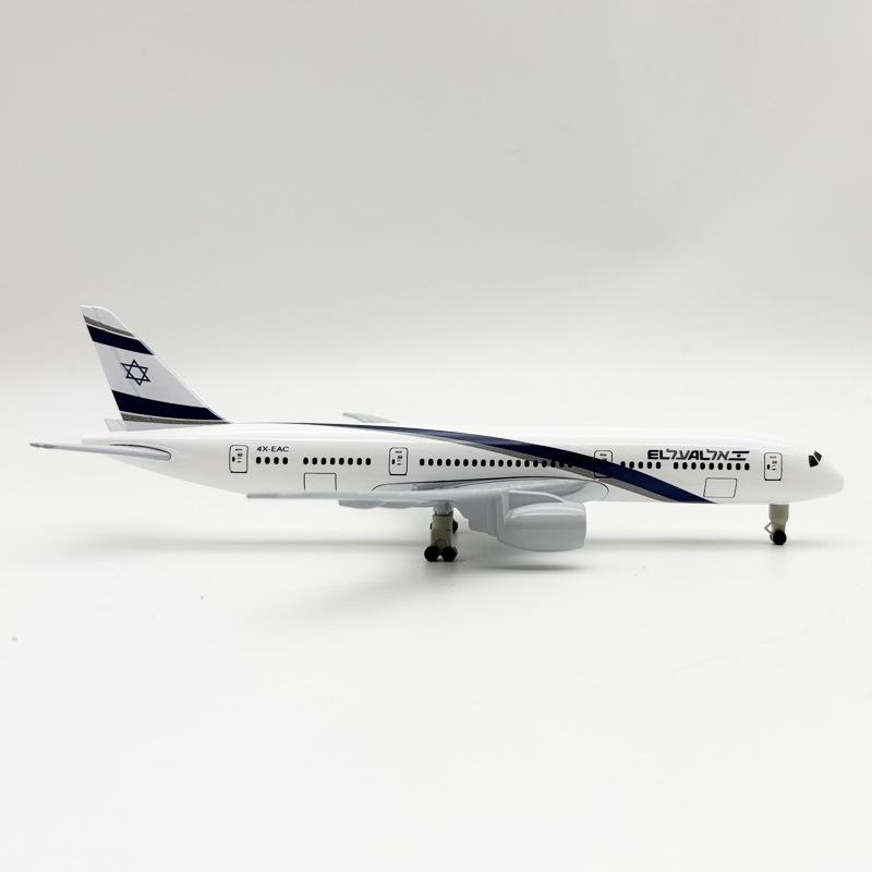 Дисплей Сплав Самолет 20см B787 Israel Airways 1/400 Масштаб Металлическая Модель Самолета с Подставкой для Самолета Авиационная Коллекция Хобби Подарок