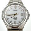 [USED] Working SEIKO Solar Titanium Date Silver Watch