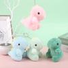 Cute Dinosaur Plush Toy Cartoon Doll Pendant Keychain Car Bag Key Ring Decor