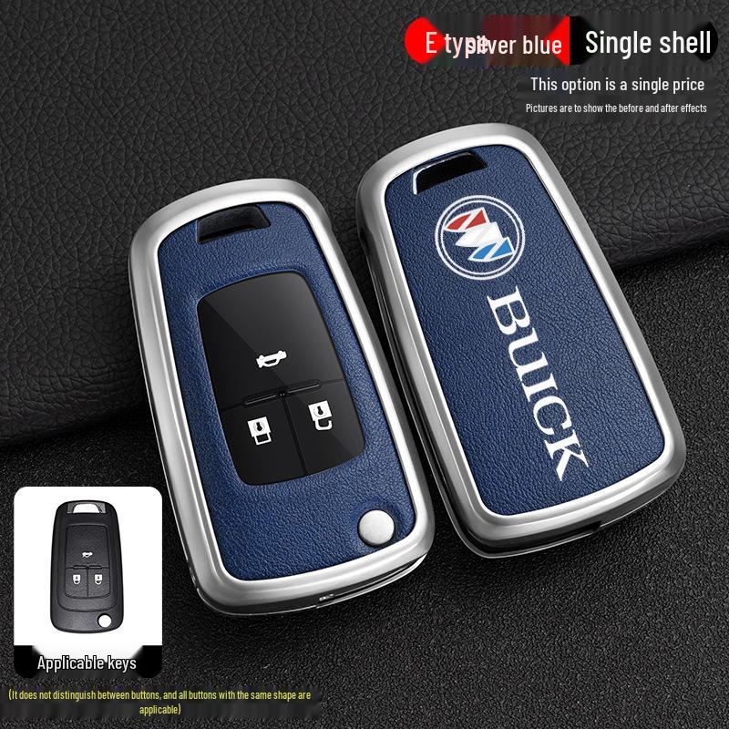 2021 Buick Excelle Key Cover: New GT Buckle Car Folding Metal Shell for Men