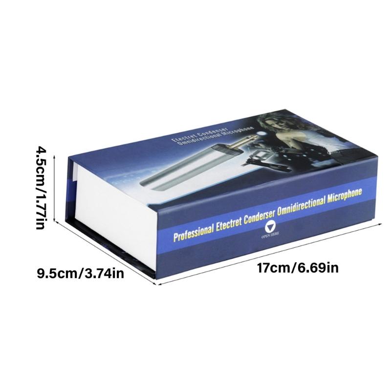 Portable Wired Musical Instrument Mic Pickup Microphone Replacement Lavalier Microphone Musical Instrument Accessory