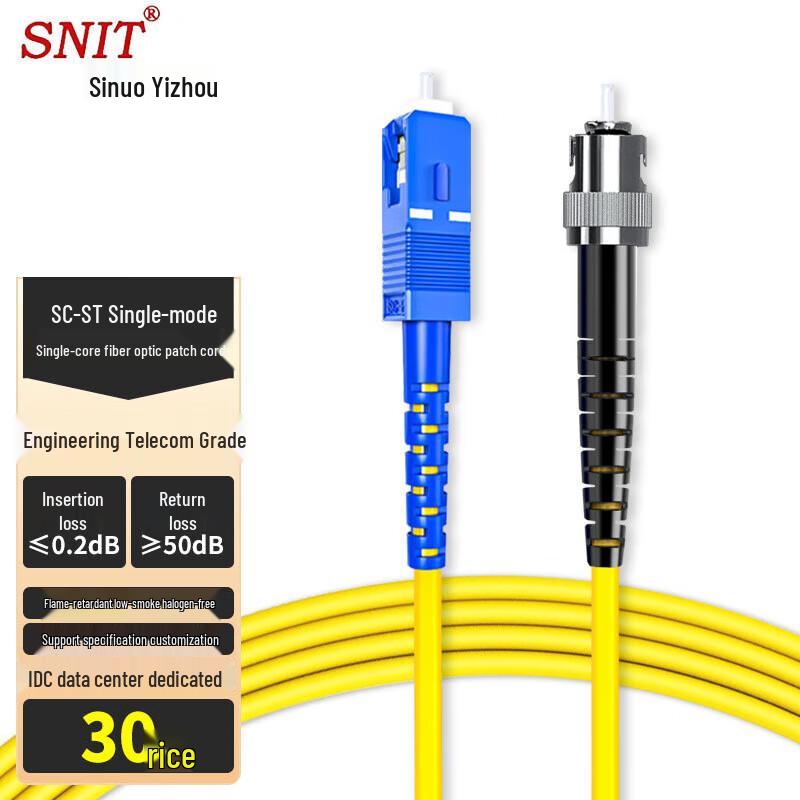SNIT Telecom-Grade Fiber Optic Patch Cable