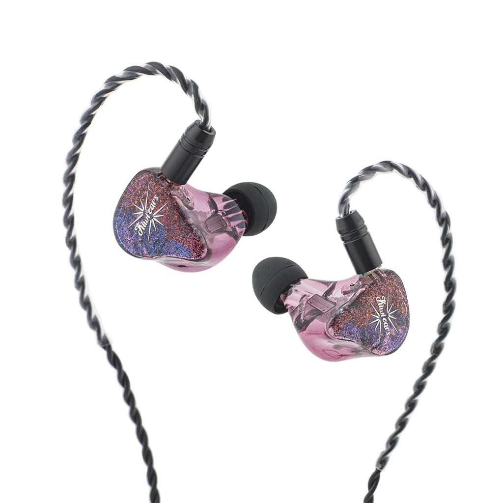 LINSOUL Kiwi Ears Forteza Гибридные HIFI Наушники 2DD+1BA с разъемом 3,5 мм, HIFI Качество Звука, Глубокий Бас, Шумоподавление, Стерео Вкладыши, Фиолетовые,