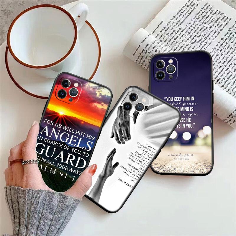 IK14 Bible verse New High-End Shell Phone Case for OPPO A3 Pro A72 A74 A76 A77 A77S A78 A79 A94 A95 A18 A40M A58
