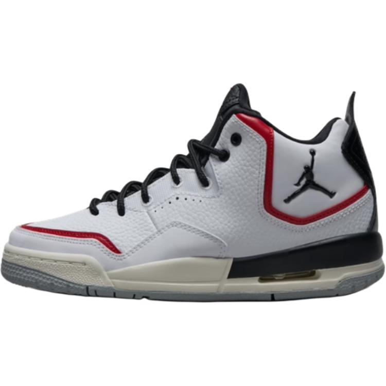 Air Jordan Courtside 23 GS White Black Varsity Red Kids Sneakers Sail HV1808-101