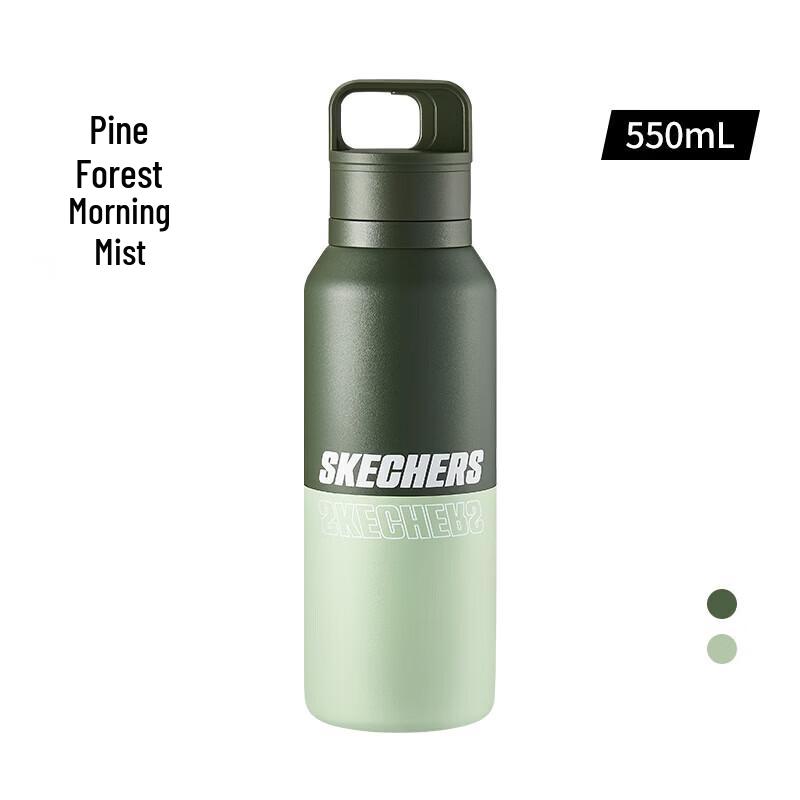 Skechers 550 мл Термоизолированная спортивная бутылка для воды из нержавеющей стали 316L