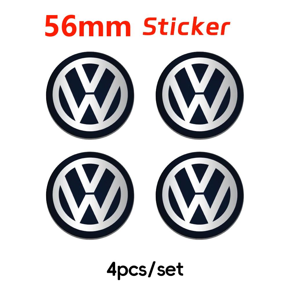 Car Styling Wheel Center Hub Cap Badge Sticker Car Accessorie for Volkswagen VW Golf Polo Tiguan Passat B6 Jetta Gti Gtd MK4 5 6 ulvn02 knuz4
