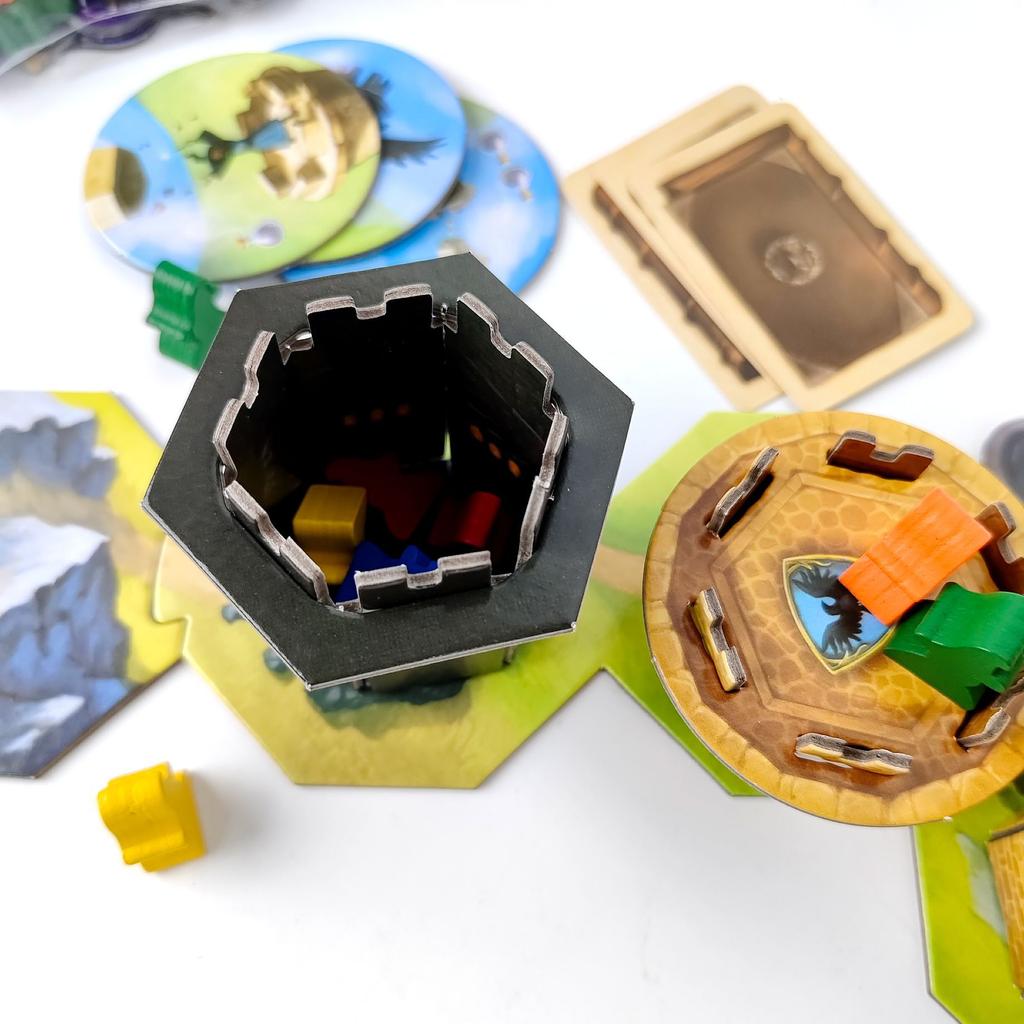 Настольная стратегическая игра «Блуждающие башни» Ловушки для волшебников Перемещение Магические заклинания Семейные игры для 1-6 игроков