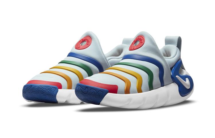Nike Спортивные повседневные кроссовки Dynamo GO Низкие Сине-красные Детские от 3 до 7 лет DH3437-400