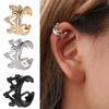 Creative Fashion U-shaped Ear Clip Without Ear Holes Ear Accessories Crown Heart Shaped Clip Earrings Without Hole Buckles Women