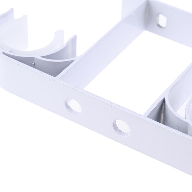 Двойной кронштейн для карниза из алюминиевого сплава, потолочный держатель