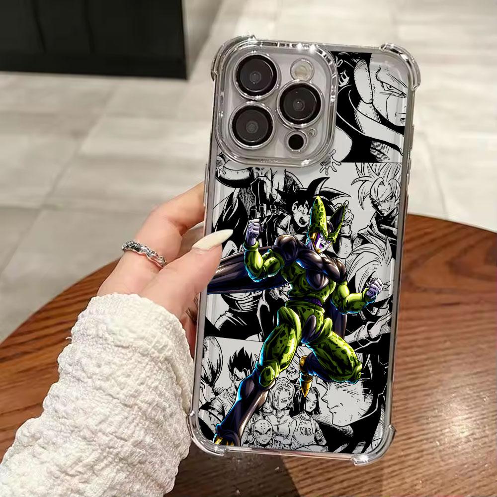 Японское аниме D-Dragon Balls Чехол Для iPhone 17 Pro 16 15 14 13 12 11 Pro Max Чехол 17 Plus 17E 16E 17Air Силиконовая Крышка для Телефона