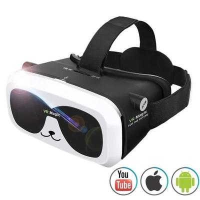 Шлем виртуальной реальности - VR - 3D - Регулируемые линзы - Совместим с iOS/Android - 4-6 дюймов