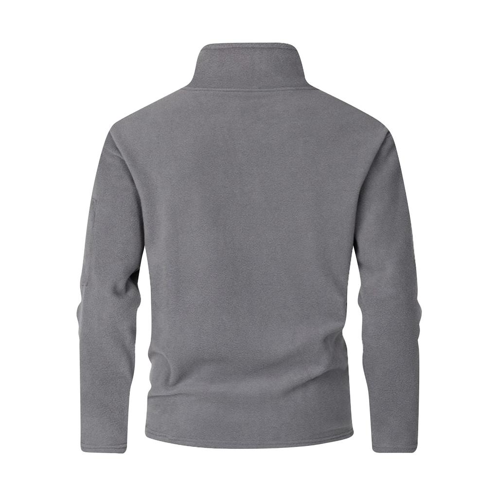 Men's Sweatshirt Loose Solid Color Outdoor Warm Breathable T-Shirt Top