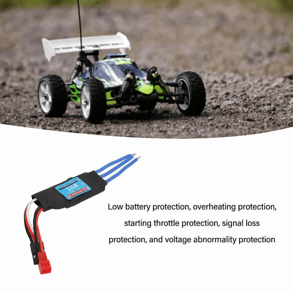 2-4S Brushless ESC 18A RC Car ESC Durable Mini ESC  For RC Boat