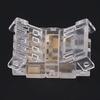 10pcs 4PIN COB LED Strip Connector Transparent Solderless LED Adapter  For School